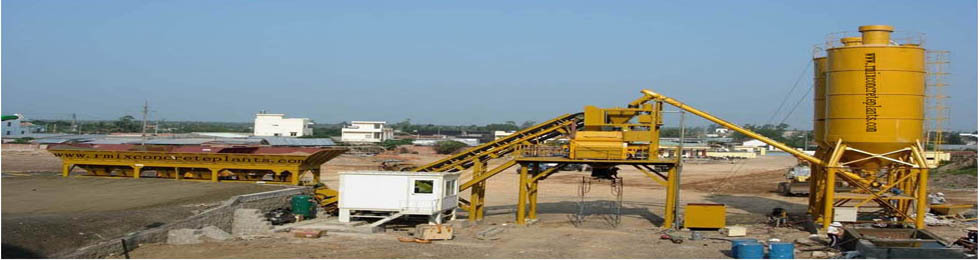 Skip Concrete Mixing Plant